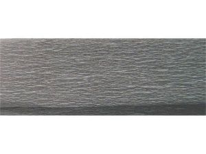 Krepový papír, světle šedá, 50x200 cm, VICTORIA
