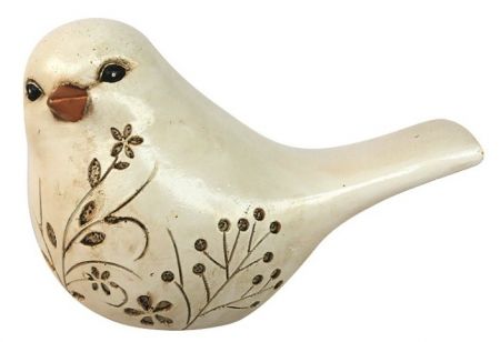 Ptáček z polyresinu na postavení 12,5 x 8,5 x 7 cm