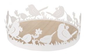 Dekorační podnos s kovovými prvky 20,5 x 6,5 cm