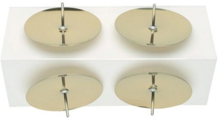 Bodce na svíčky zlaté 4ks v sáčku, 4cm