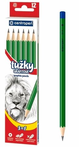 Šestihranná grafitová tužka č. 3, Centropen
