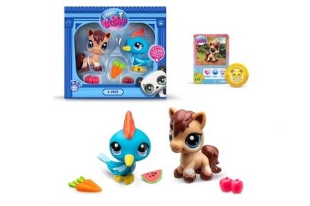 Littlest Pet Shop 2 figurky - 6 druhů
