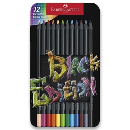 Pastelky Faber-Castell Black Edition 12 barev
