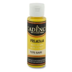 Akrylové barvy Cadence Premium 70 ml, hořčičná