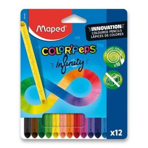 Pastelky Maped Color&#39;Peps Infinity 12 barev