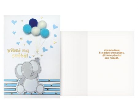 Přání k narození miminka CN-887