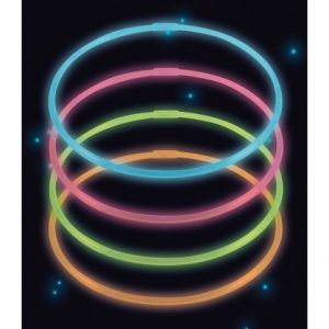 Svíticí náramky 56 cm, 4 ks