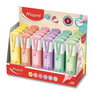 Zvýrazňovač Maped Fluo Peps Pastel sada 24 ks