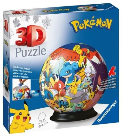 Puzzle Ball 3D Pokémon 72 dílků