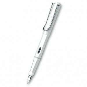 Lamy Safari Shiny White plnicí pero hrot LH