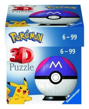 Puzzle-Ball 3D Pokémon: Master Ball 54 dílků