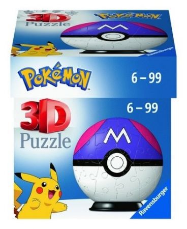 Puzzle-Ball 3D Pokémon: Master Ball 54 dílků