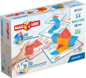 Geomag Magicube Blocks&amp;Cards 16 dílků