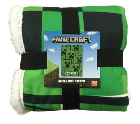 Přehoz Minecraft 100x150 cm