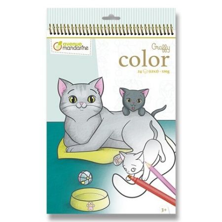 Omalovánky Avenue Mandarine Graffy Color Domácí zvířátka