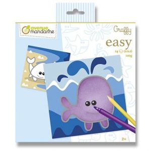 Omalovánky Avenue Mandarine Graffy Easy Mořská zvířátka