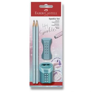 Grafitová tužka Faber-Castell Sparkle Cosmic Ocean set 4 ks