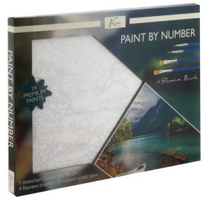 Malování podle čísel na plátno Krajina 30x40 cm