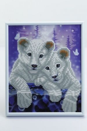 Crystal Art Obraz v rámu, Tygři