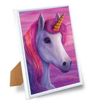 Crystal Art Obraz v rámu, Jednorožec