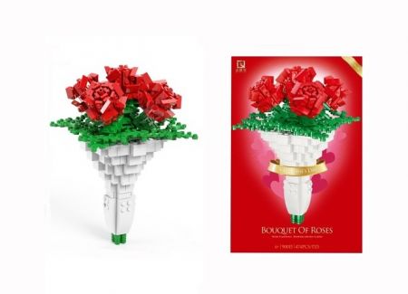 Růže stavebnice 474 kusů