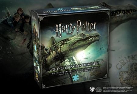 Harry Potter puzzle - Útěk z Gringottovy banky 1000 dílků