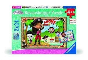 Puzzle Gábinčin kouzelný domeček 2x24 dílků