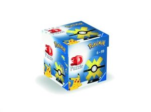 Puzzle-Ball 3D Pokémon: 54 dílků Quick Ball