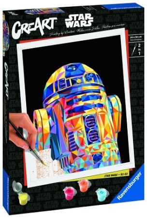 Malování podle čísel CreArt Star Wars: R2-D2