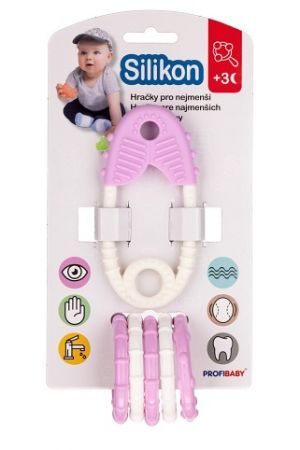 Kousátko Špendlík s přívěsky silikon