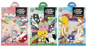 Omalovánky třyptivé A4