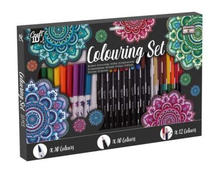 Malovací sada 33 ks v ozdobné krabičce