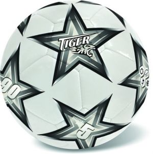 Míč kožený fotbalový stříbrný č.5