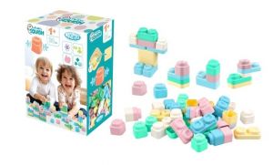 Stavebnice kostky silikonové Play&Squish 24 ks