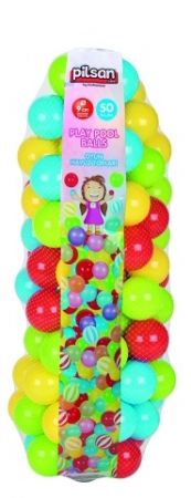 Míčky do bazénu 9 cm 50 ks v síťce