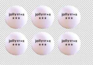Ping pong míčky 6 ks JollyStar