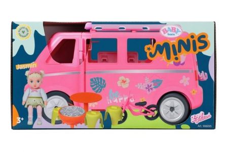 BABY born Minis Sada s kempovacím autem a panenkou