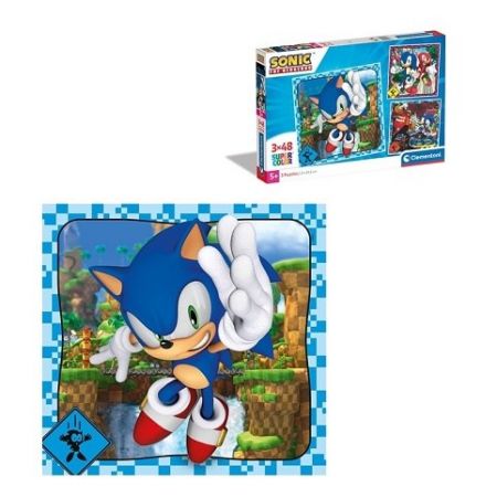 Puzzle 3x48 dílků Square Sonic
