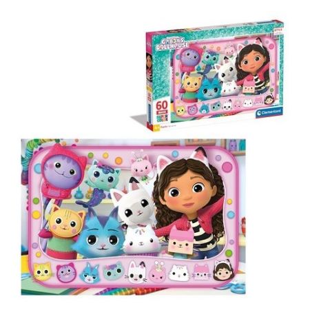 Puzzle 60 dílků maxi Gábinin kouzelný domek