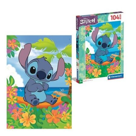 Puzzle 104 dílků super Disney Stitch
