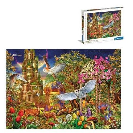 Puzzle 1500 dílků Woodland fantasy garden