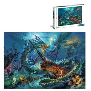 Puzzle 3000 dílků Podmořská bitva