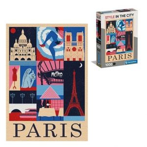 Puzzle 1000 dílků Style in the city Paříž Compact box