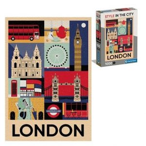 Puzzle 1000 dílků Style in the city Londýn Compact box