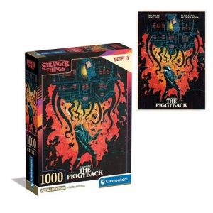 Puzzle 1000 dílků Stranger Things Compact The Piggyback