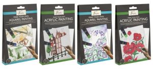 Akrylová malíříska sada 4 různé druhy