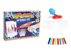 Sada stříkací fixy se šablonami