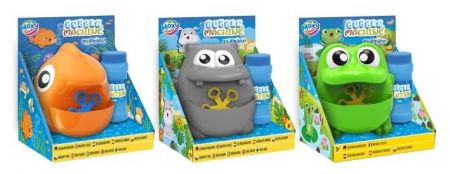 Stroj na bubliny zvířátka + bublifuk 50 ml