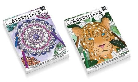 Velká kniha omalovánek mandala/mix obrázků