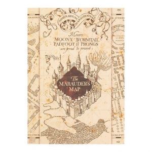 Harry Potter puzzle magnetické Pobertův plánek